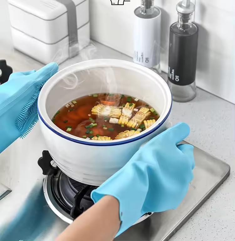 Silicone Multi-purpose Scrubbing Gloves