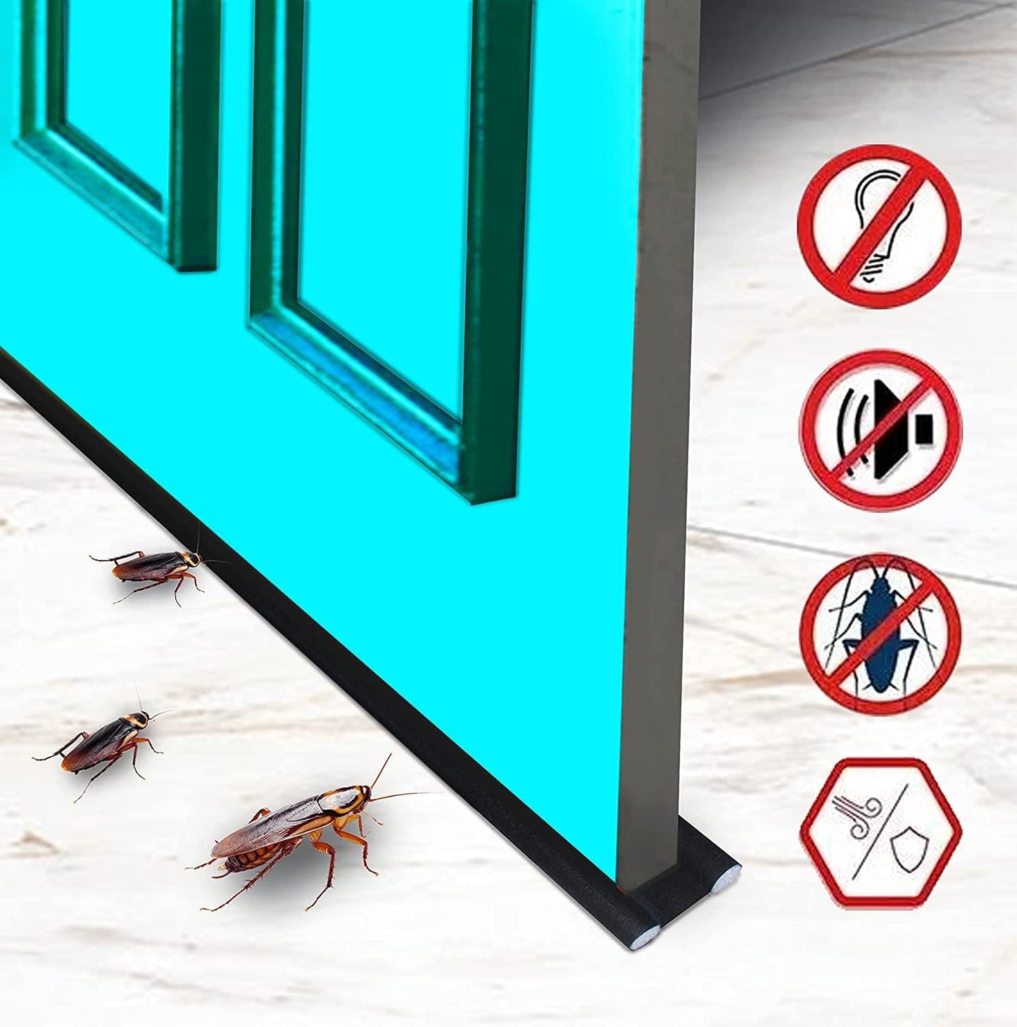 Door Dust Stopper - 2 Pcs