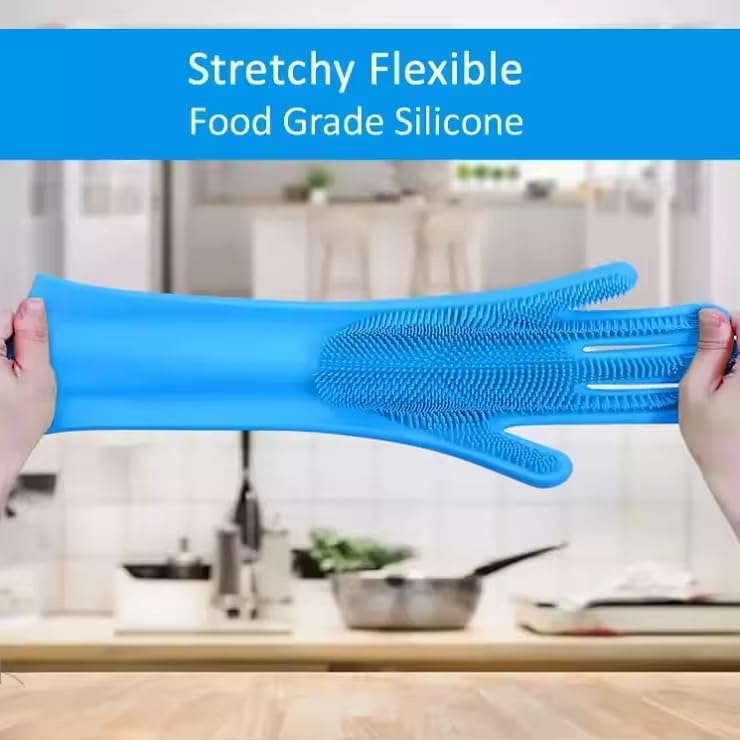 Silicone Multi-purpose Scrubbing Gloves