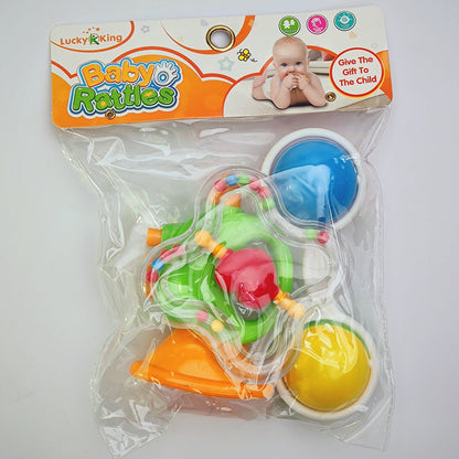 Pack of 3 Lucky King Baby Rattling Toys
