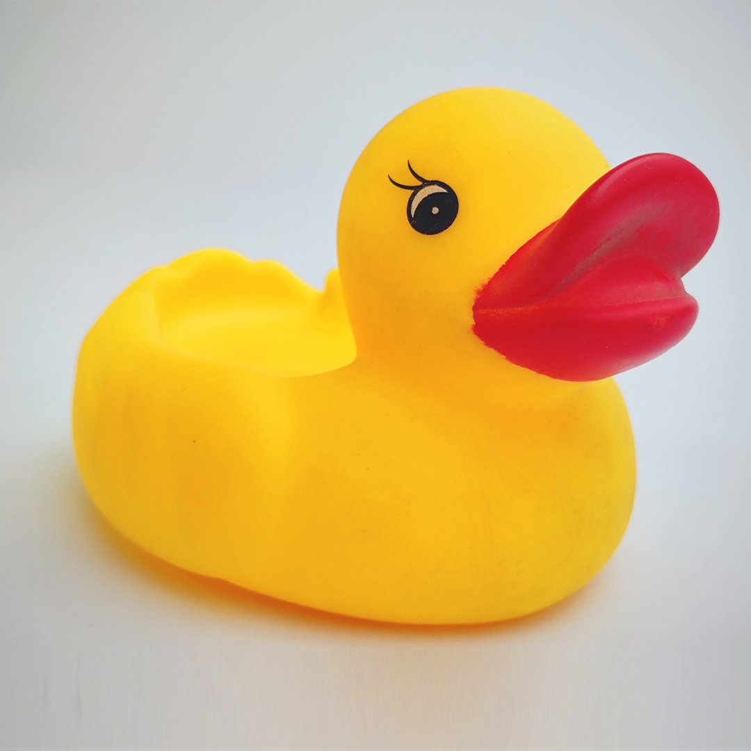 Pack Of 4 Soft Rubber Chu Chu Duck Toys