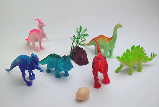 Pack of 6 Colourful Soft-Edged Dinosaurs