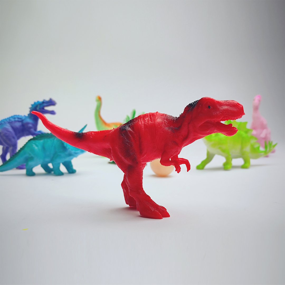 Pack of 6 Colourful Soft-Edged Dinosaurs