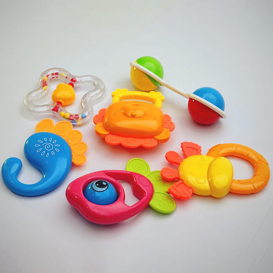 Pack of 6 Lucky King Baby Rattling Toys