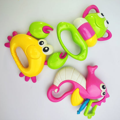 Pack of 6 RATTLING HUT Baby Rattling Toys