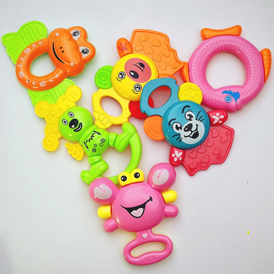 Pack of 6 TOPS Baby Rattling Toys