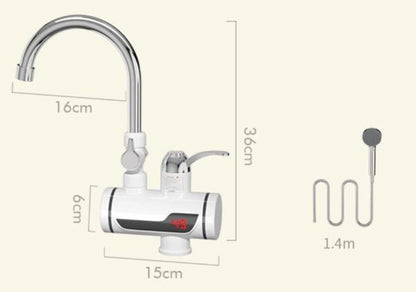 360 Degree LED Instant Electric Water Heater