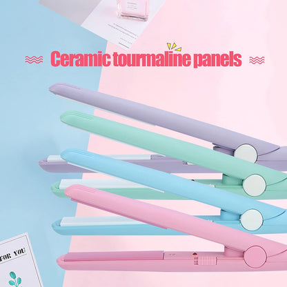 Mini Hair Straightener And  Portable Ceramic Hair Curlers