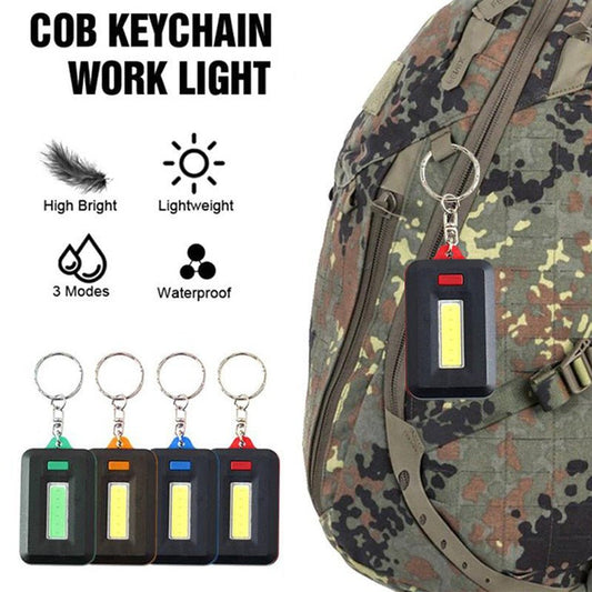 Portable Mini COB LED Light Keychain