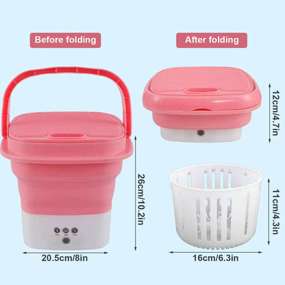 Portable Mini Foldable Washing Machine Electric for Kids Clothes Washing