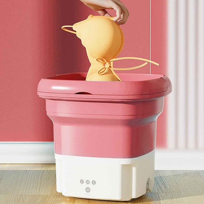 Portable Mini Foldable Washing Machine Electric for Kids Clothes Washing