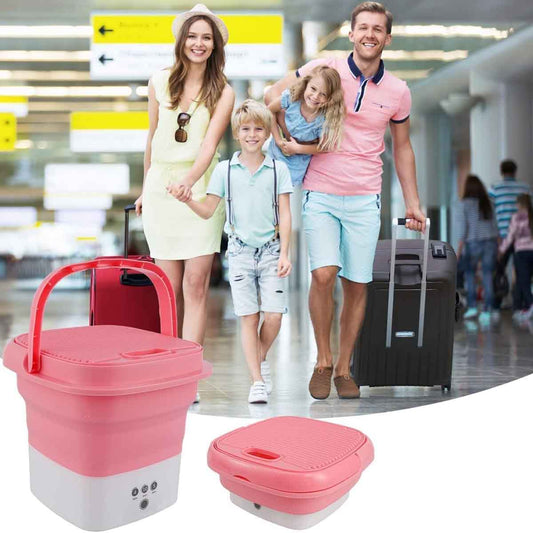 Portable Mini Foldable Washing Machine Electric for Kids Clothes Washing