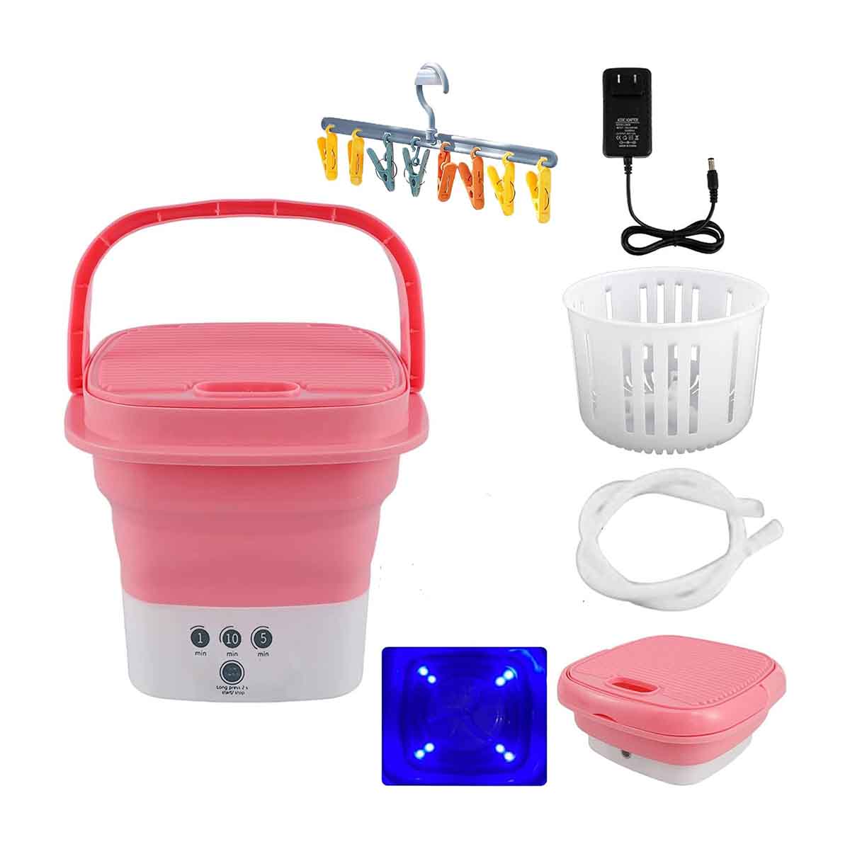 Portable Mini Foldable Washing Machine Electric for Kids Clothes Washing
