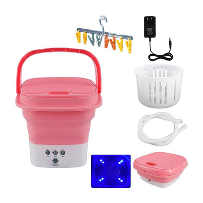 Portable Mini Foldable Washing Machine Electric for Kids Clothes Washing
