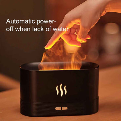 RGB Flame Aroma Diffuser Air Humidifier - Tootooie