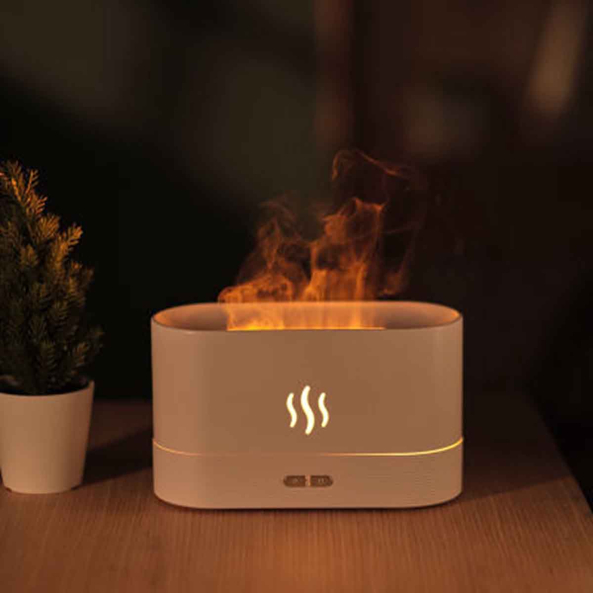 RGB Flame Aroma Diffuser Air Humidifier - Tootooie