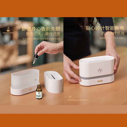 RGB Flame Aroma Diffuser Air Humidifier