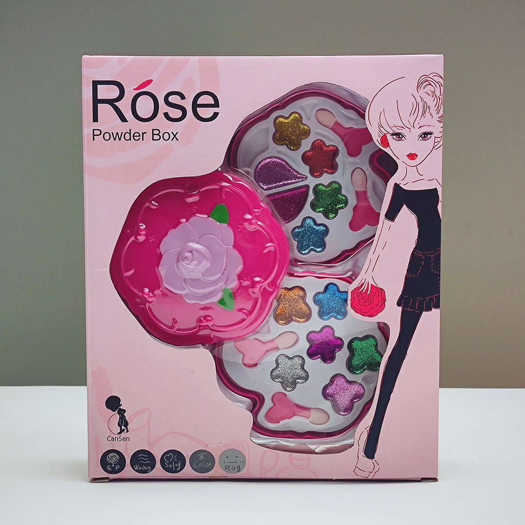 Rose Makeup Powder Beauty Cosmetic Set for Girls