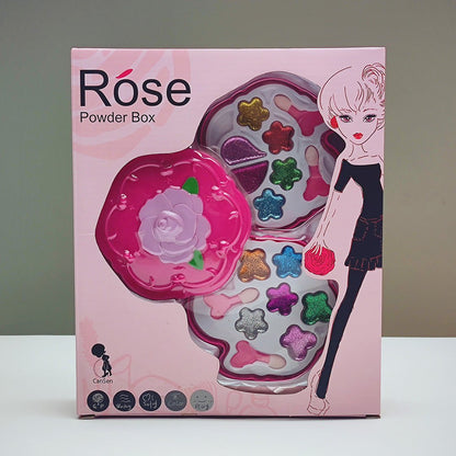 Rose Makeup Powder Beauty Cosmetic Set for Girls