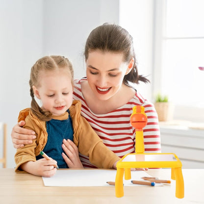 Trace and Draw Art Cartoon Giraffe Design Smart Painting Drawing Table Led Projector