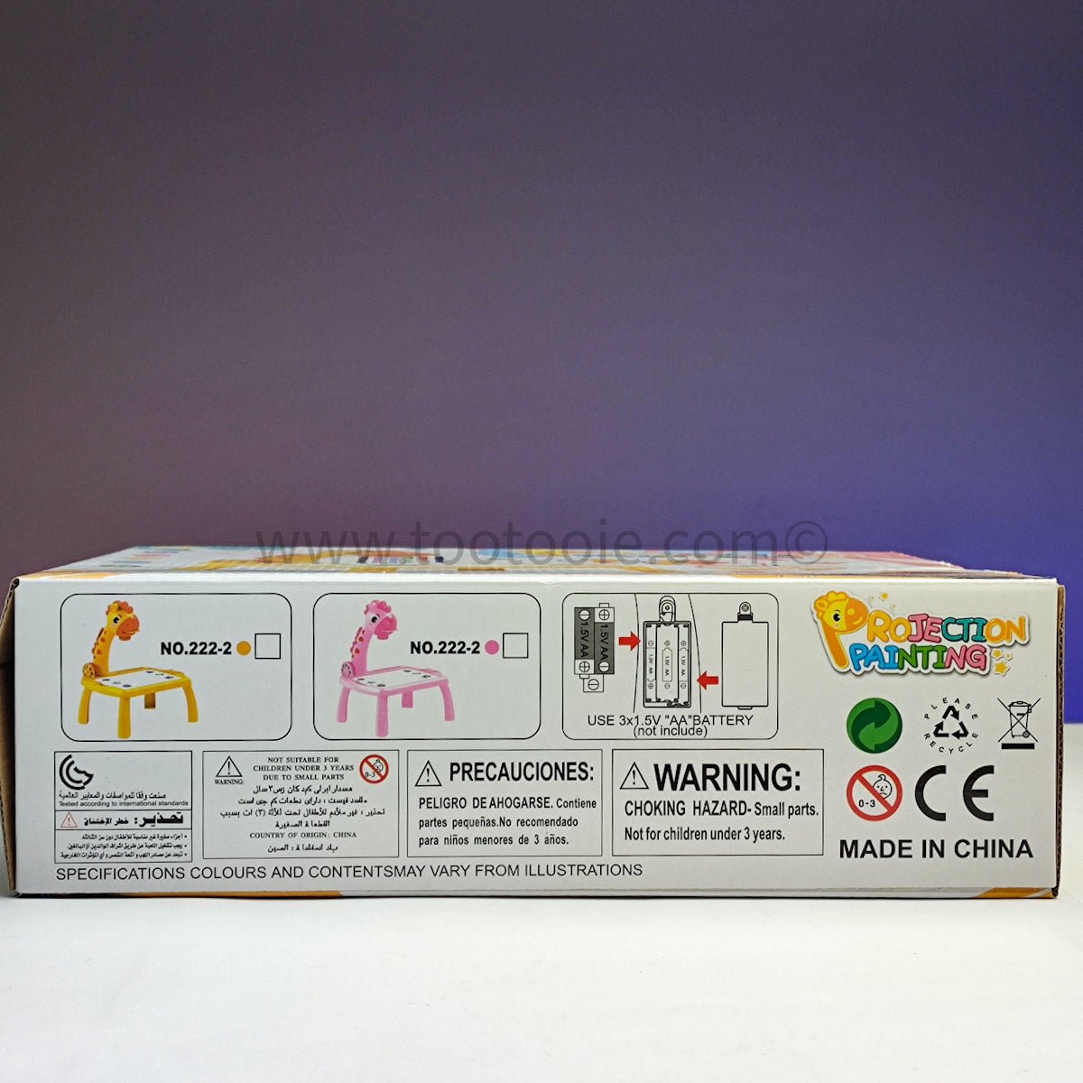 Trace and Draw Art Cartoon Giraffe Design Smart Painting Drawing Table Led Projector