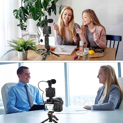 Vloggers Making Kit With Tripod Stand Video Equipment Gadgets for Film Makers Vlogs