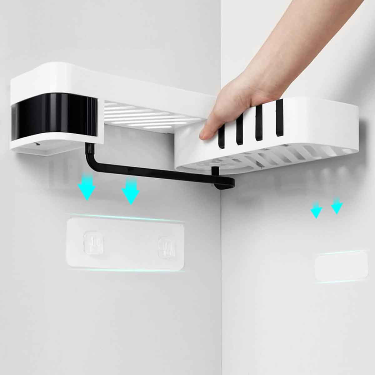 Wall-mounted Storage Shelf Bathroom Shampoo Shower Shelf Holder