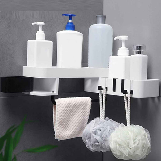Wall-mounted Storage Shelf Bathroom Shampoo Shower Shelf Holder
