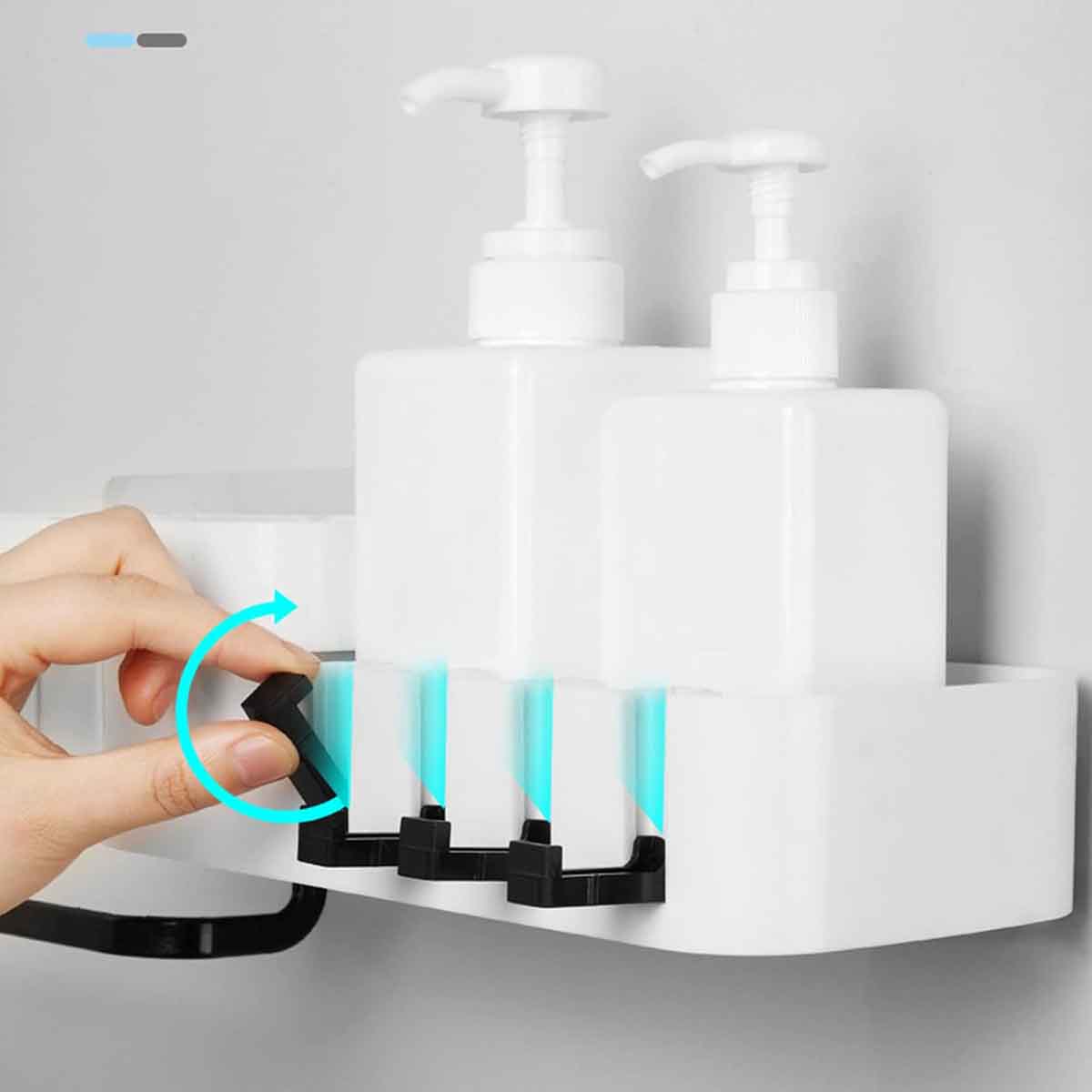 Wall-mounted Storage Shelf Bathroom Shampoo Shower Shelf Holder