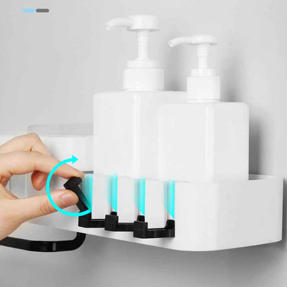 Wall-mounted Storage Shelf Bathroom Shampoo Shower Shelf Holder