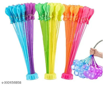 111-Piece Multicolour Auto-Fill Water Balloon Sticks – Quick Fill Magic Balloons for Kids’ Summer Fun