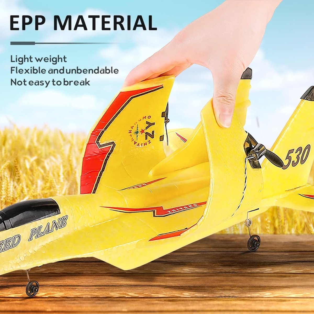 ZY-530 2CH RC Remote Control Fighter Plane Toy