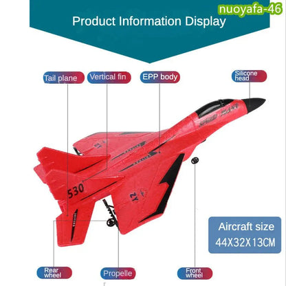 ZY-530 2CH RC Remote Control Fighter Plane Toy