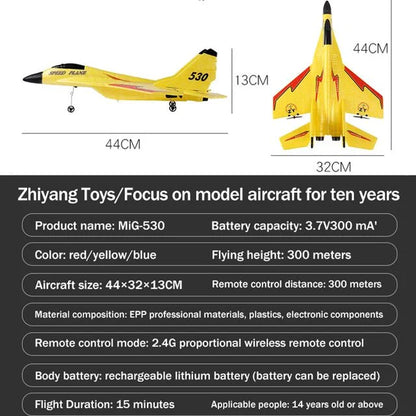 ZY-530 2CH RC Remote Control Fighter Plane Toy