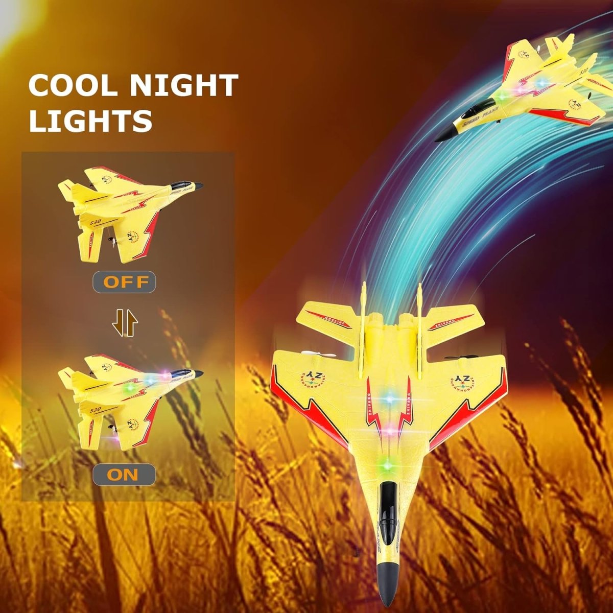 ZY-530 2CH RC Remote Control Fighter Plane Toy