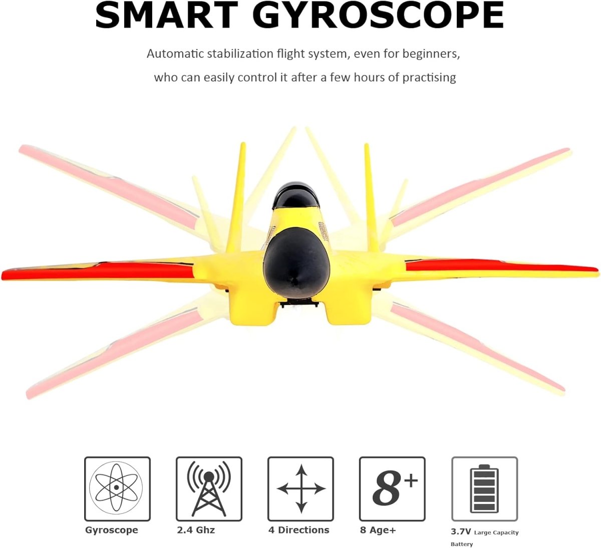 ZY-530 2CH RC Remote Control Fighter Plane Toy