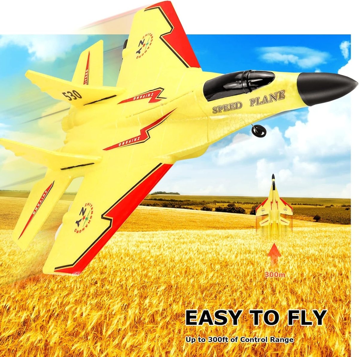 ZY-530 2CH RC Remote Control Fighter Plane Toy
